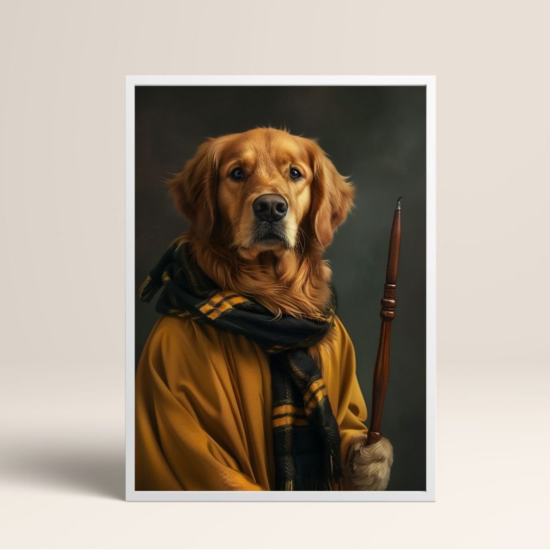 Hufflepuff HARRY POTTER - Poster - 13x18 - Beyaz