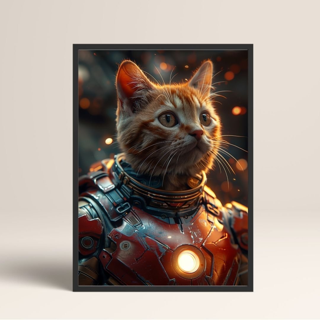 Iron Man - Poster - 13x18 - Siyah