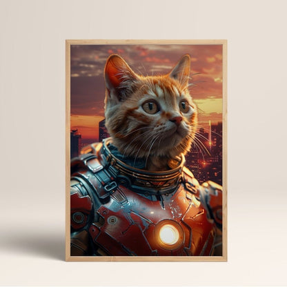 Iron Man - Poster - 13x18 - Ahşap