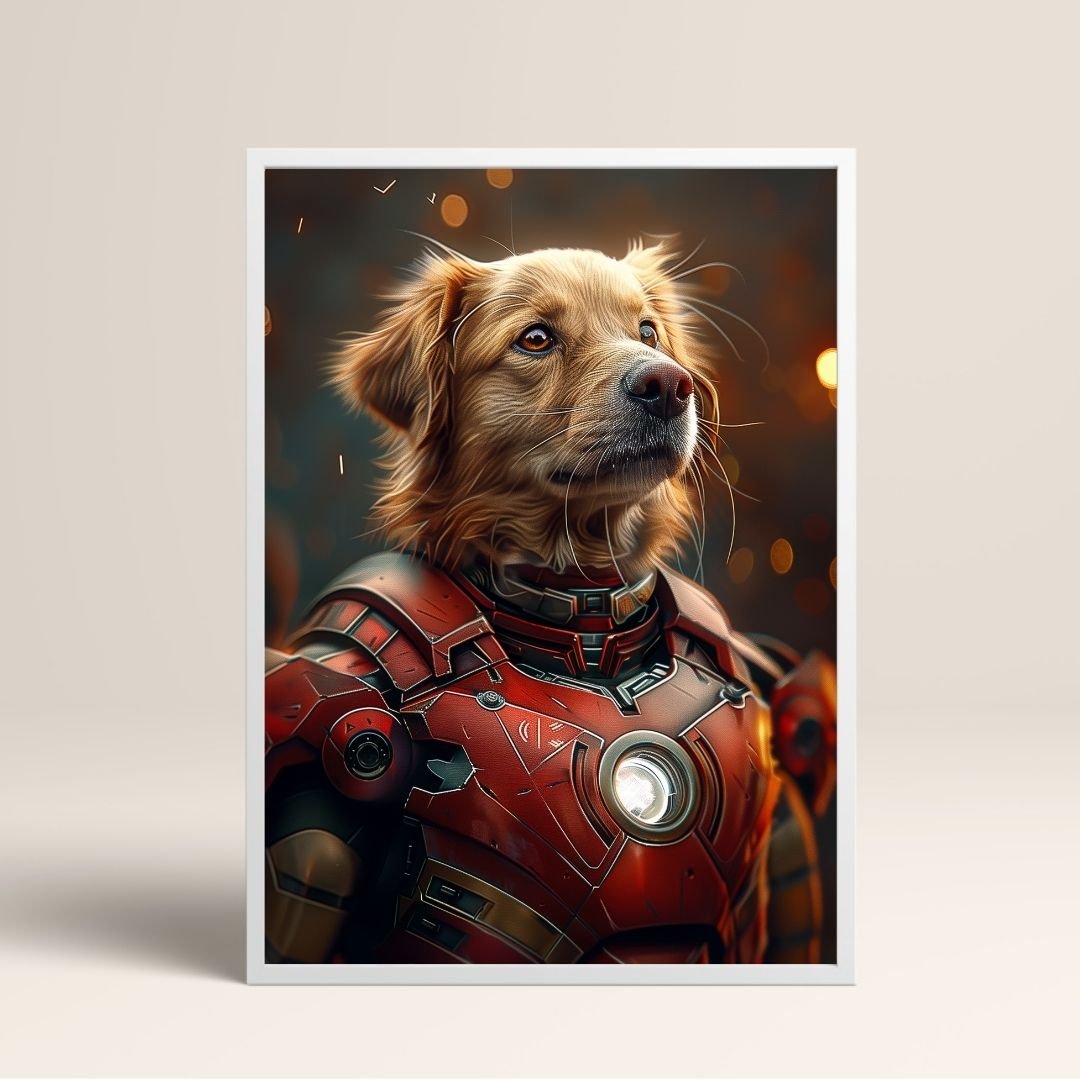 Iron Man - Poster - 13x18 - Beyaz