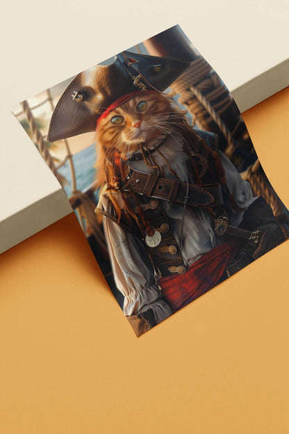 Kaptan Jack Sparrow - Poster - 13x18 - Çerçevesiz