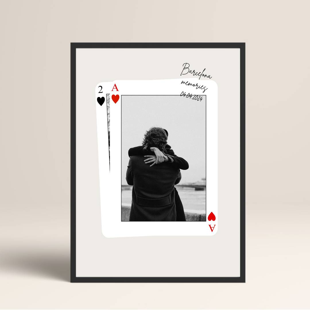 Love Card - Poster - 13x18 - Siyah