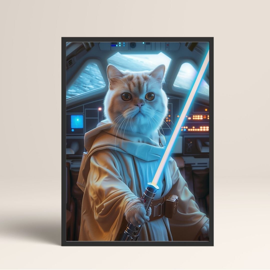 Luke Skywalker STAR WARS - Poster - 13x18 - Siyah