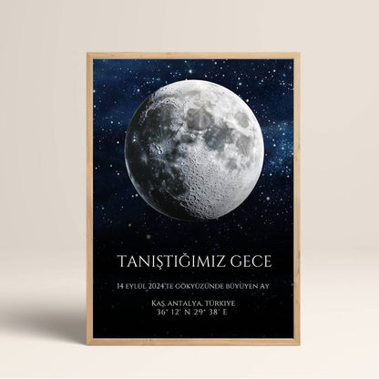 Lunar Memories - Poster - 13x18 - Ahşap