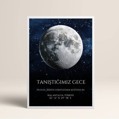 Lunar Memories - Poster - 13x18 - Beyaz