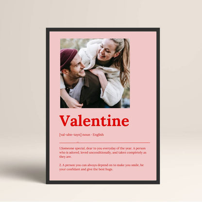 My Valentine - Poster - 13x18 - Siyah