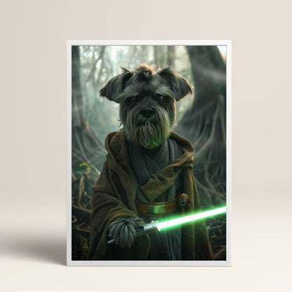 Yoda STAR WARS - Poster - 13x18 - Beyaz